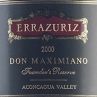 Errazuriz Don Maximiano 2000